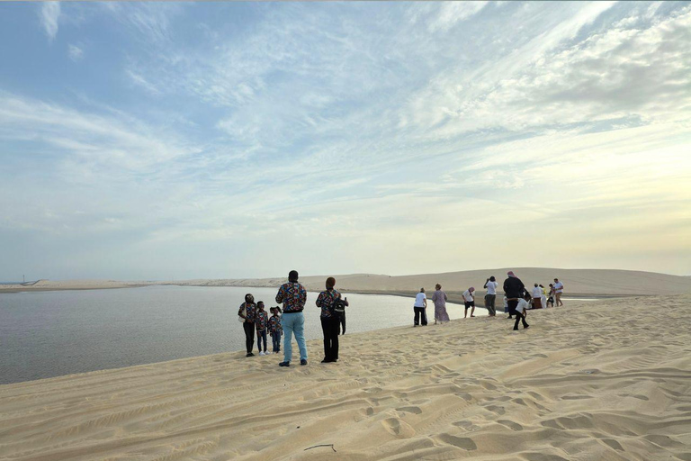 Doha:Inland sea Desert Safari Qatar, Dune Bashing ExperienceGemeinsame Tour mit Wüstensafari, Kamelritt und Binnenseebesuch