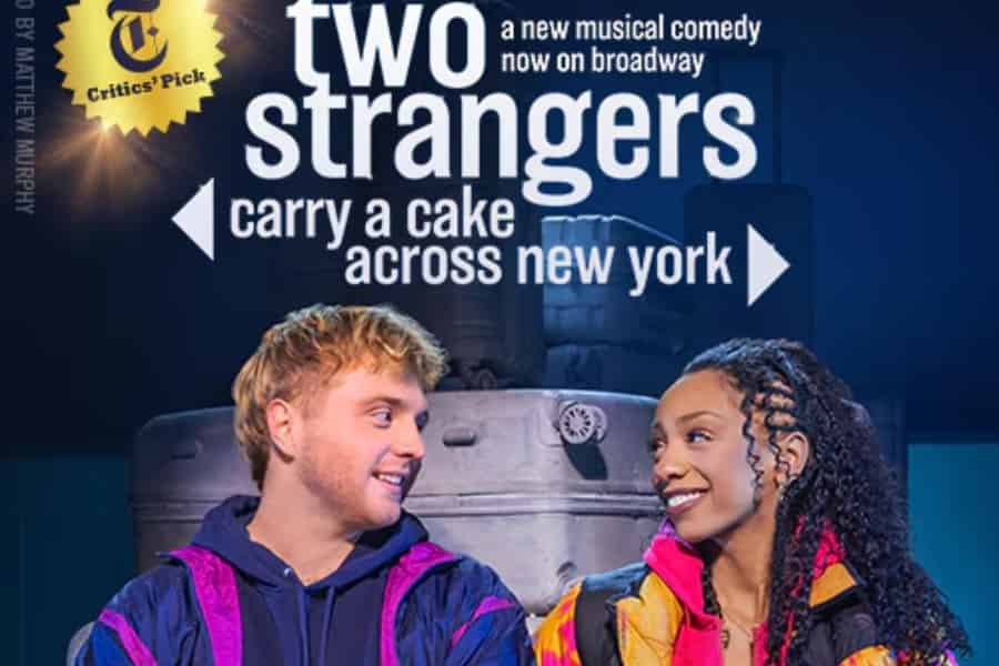 Two Strangers (Carry a Cake Across New York) am Broadway. Foto: GetYourGuide