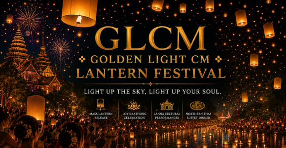 Yi Peng: Loy Krathong Festival with Buffet & Lantern Release