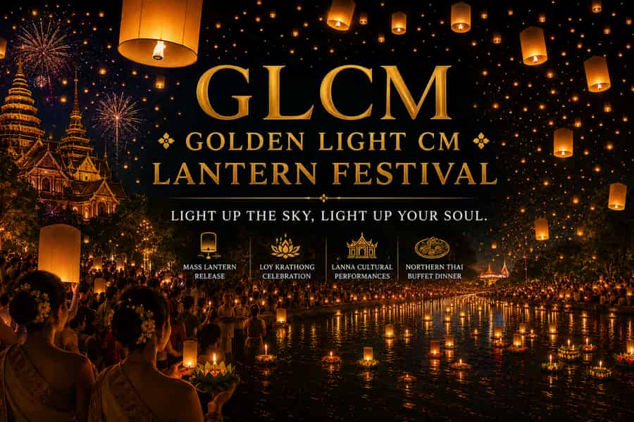 Yi Peng: Loy-Krathong-Festival mit Buffet & Laternen-Freilassung. Foto: GetYourGuide Yi Peng: Loy-Krathong-Festival mit Buffet & Laternen-Freilassung. Foto: GetYourGuide