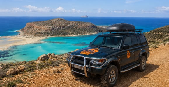 Chania: Balos Lagoon Off-road 4x4 Jeep Safari from Kissamos