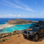 Chania Balos Lagoon 4x4 Jeep Safari Tour from Kissamos