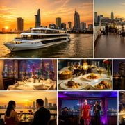 Ho Chi Minh City: Cruise Sunset or Luxury Dinner Experience