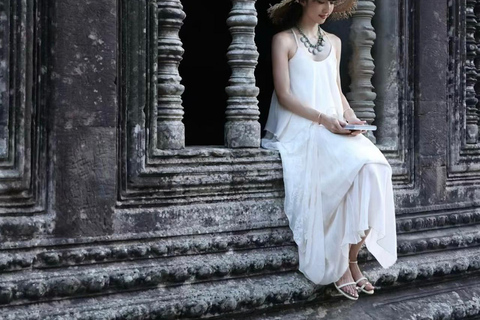 From Phnom Penh: Angkor Wat & Banteay Srei Full Day Tour Classic Private Tour (Hotel Pick-up)