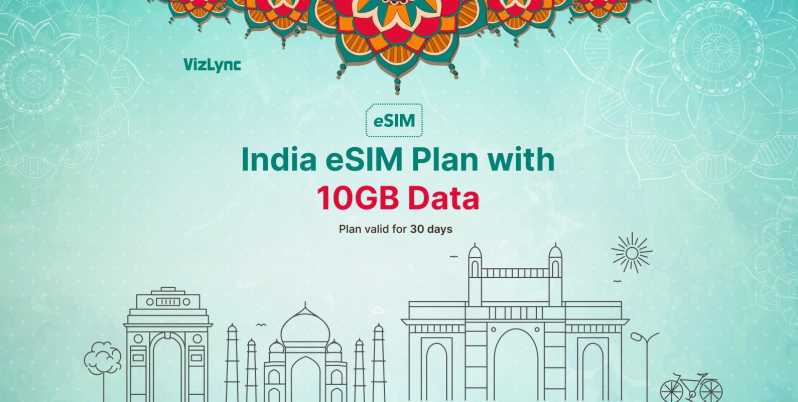 India eSIM Data Plan with 10GB Super fast Internet