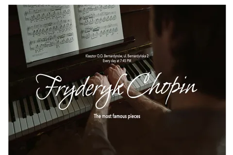 Krakova: Chopinin kuuluisimmat teokset - pianokonsertti