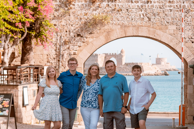 Sesión fotográfica profesional privada de vacaciones en RodasSESIÓN DE FOTOS DE 1 HORA RHODES