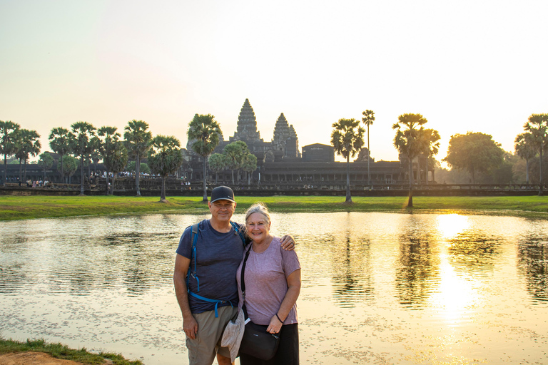 Visite guidée privée d&#039;Angkor Wat au lever du soleil - Petit-déjeuner inclus