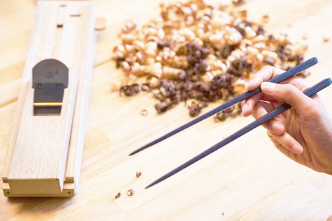 Osaka Namba Chopstick Making Workshop Standard Chopstick Making