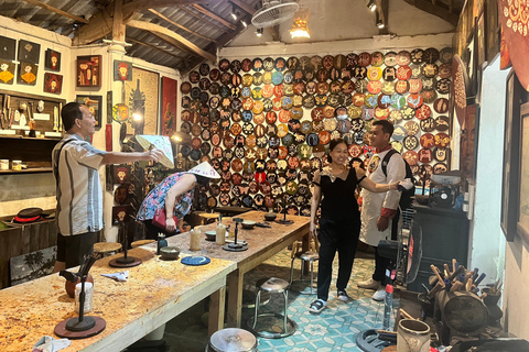 Hanoi: Visita guiada por la fabricación de incienso, sombreros y laca y la calle del TrenTour de medio día por la tarde - Fabricación de incienso y sombreros, Calle del Tren