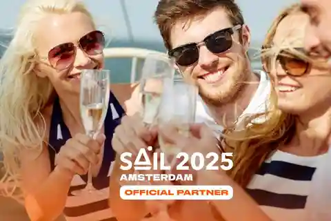 100 minuters lyxig SAIL 2025-kryssning med öppen bar och utsikt