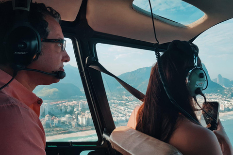 Rio de Janeiro: Passeio de helicóptero pelo Cristo Redentor Tour Compartilhado de 20 minutos