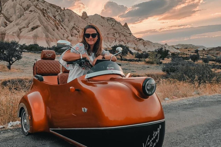 Cappadocia: Vintage Trike Bike Sunset Tour Experience One Hour Vintage Trike Bike Tour Experience