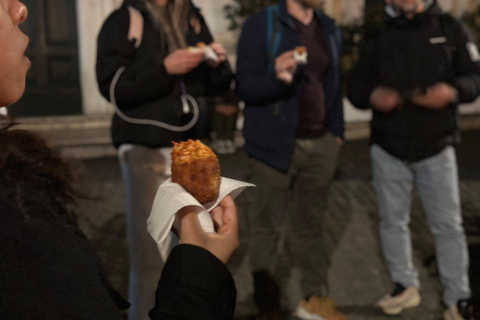 روما جولة الطعام في شارع تراستيفيري وجزيرة التيبر عند الغروب