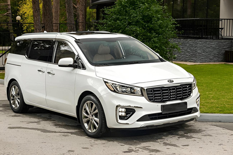 Desde Delhi: Viaje al Taj Mahal y Agra en Coche de Lujo PremiumTour Premium Kia Carnaval + Guía + Entradas + Comida 5 estrellas