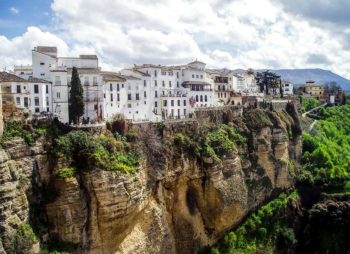 Fra Malaga: Heldagstur med bus til Ronda og Setenil