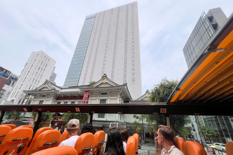 Tokyo: 60min Panoramic Open Top Bus Tour with Audio Guide