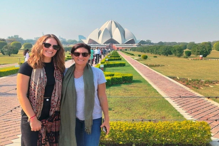 From Delhi: Heritage & Culture Tour with Tuk-Tuk Ride Old & New Delhi Tour With Car & Guide Only