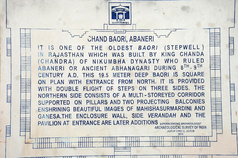 From Jaipur: Bhangarh Fort & Abhaneri Step Well Day Trip