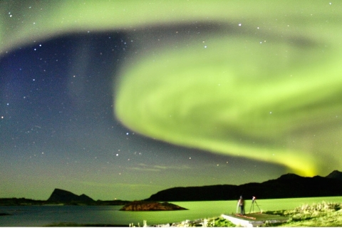 Desde Tromsø: Aventura en la Aurora Boreal con Traslados al Hotel