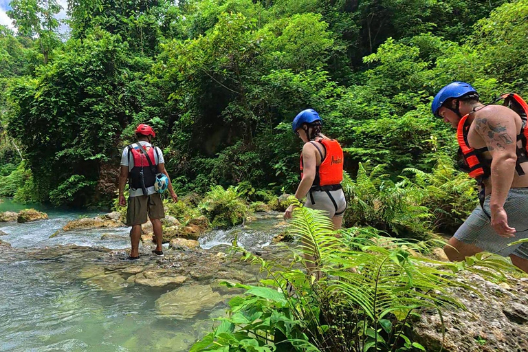 Cebu: Natação com tubarões-baleia e canoagem no KawasanTour em grupo: Natação com tubarões-baleia e canoagem no Kawasan