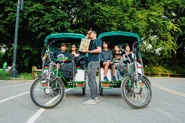 纽约：中央公园名人故居和电影景点三轮车之旅