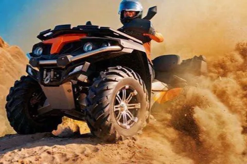 From Marrakech: Agafay Desert Quad Biking with Dinner & Show