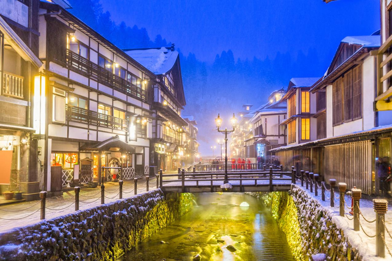 Vanuit Tokio: Ginzan Onsen, Zao Sneeuwmonsters 2-Daagse TourOphaalservice vanaf Tokio Station Marunouchi om 7:30 AM