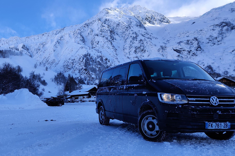 Megeve: Excursión de un día de esquíMegeve: Transporte de un día para esquiar