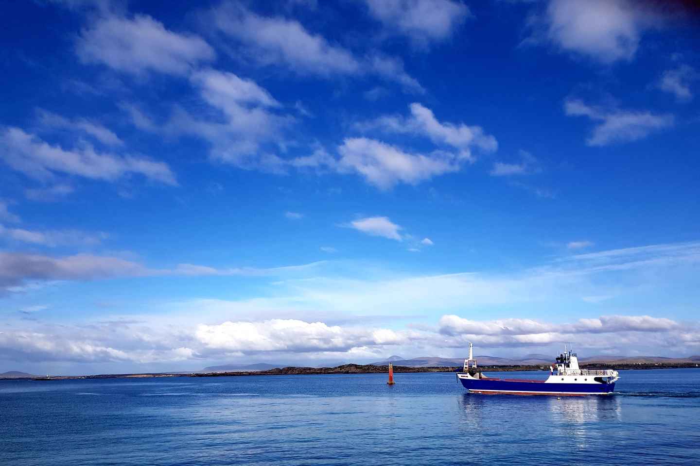 Burtonport : Traversée en ferry vers l’île d’Arranmore