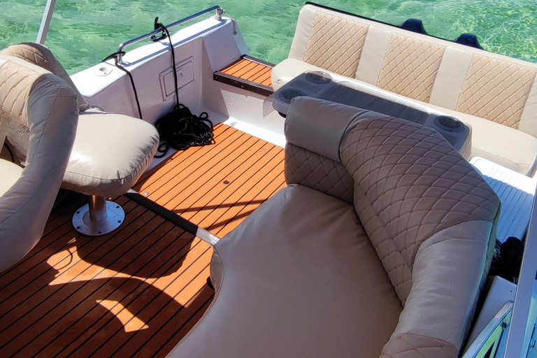 Private Yacht Tour with Snorkeling, lagoon and wild beach Your for 1-4 persons