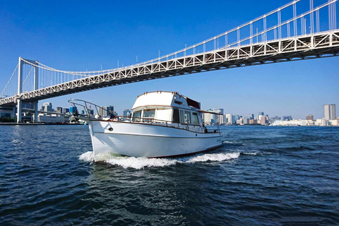 2 Hours Private Cruising Boat Tour;Tokyo Bay & River Tokyo Bay Charter Cruise Enjoy Your Own Food & Drinks at Sea