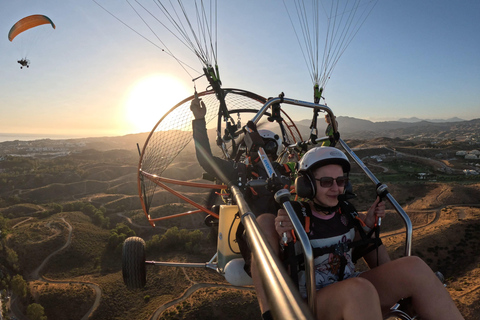 Paratrike flight in Malaga