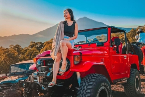 Bali: Private Mt. Batur Sunrise Jeep & Ubud Combo Experience Private Jeep Sunrise only
