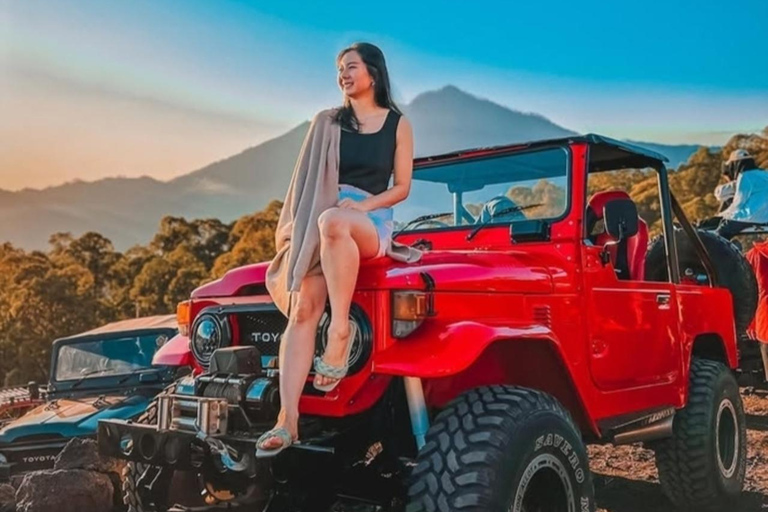 Bali: Private Mt. Batur Sunrise Jeep & Ubud Combo Experience Private Jeep Sunrise only