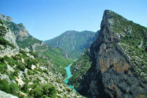 Vilda Alperna, Verdon Canyon, byn Moustiers, lavendelfält