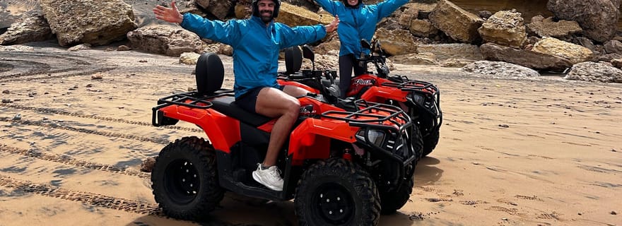 Essaouira Sidi Kaouki P5 : balade en quad, plage, dunes, forêts
