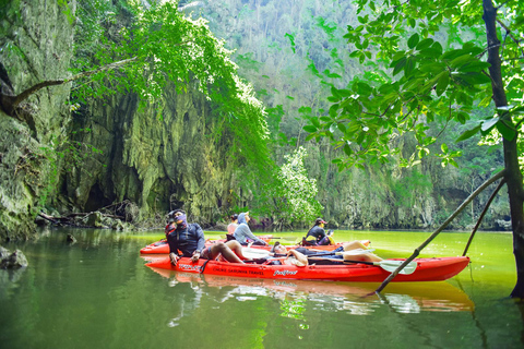 Vanuit Krabi: Kajakavontuur in de zeegrot van Bor Thor voor een hele dag