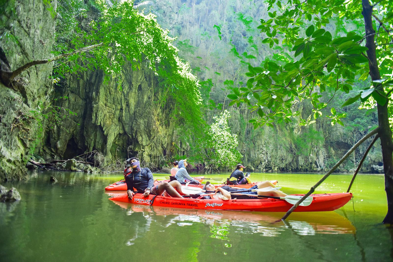 De Krabi: Aventura de caiaque de dia inteiro na caverna do mar de Bor Thor