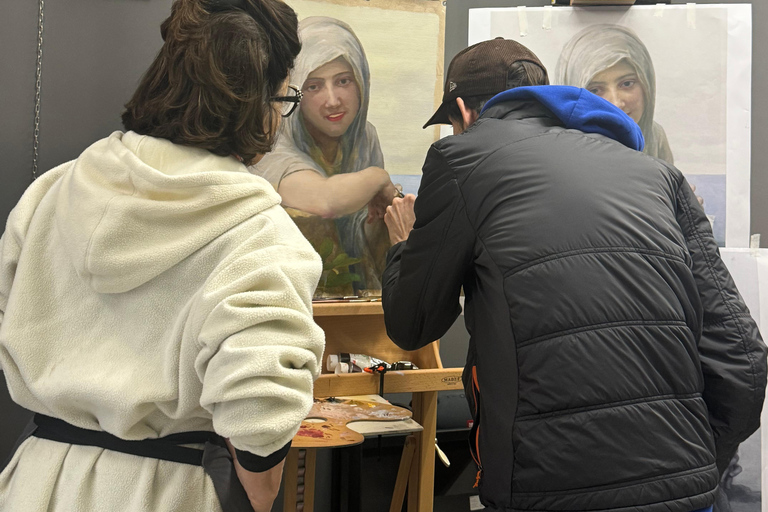 Florence: Create Your Own Oil Painting in a Real Art Studio Sunday Premium Atelier Session