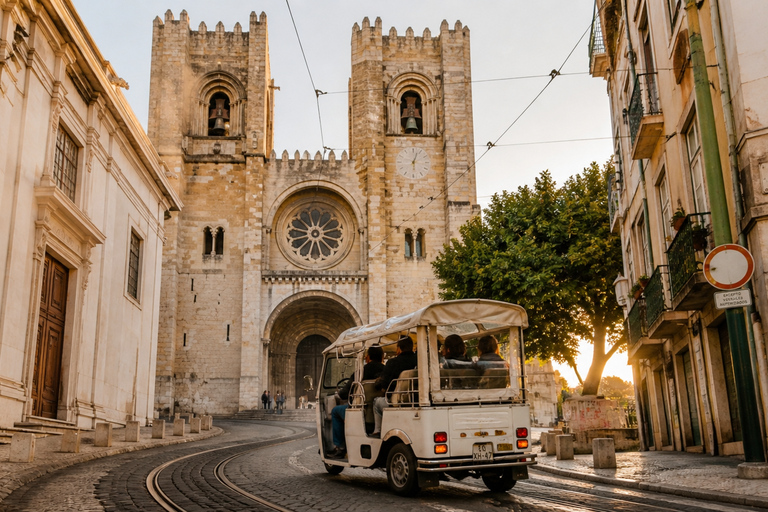 Lisbon: Private Tuk-Tuk Tour – Viewpoints, Alfama & Icons Historic Centre – 2h | €160 per group