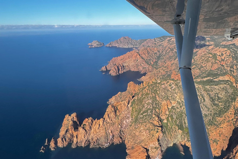 Microlight flight in Haute-Corse