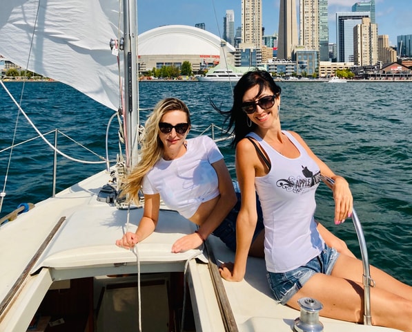 See Toronto from a sailboat in a unique and fun experience