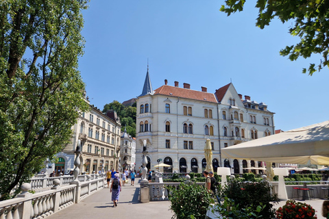 Depuis Zagreb : Excursion d'une journée à Bled et Ljubljana