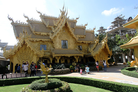 Tour Chiang Rai 3 Temples &amp; Golden Triangle (Full Options)Full option Golden Triangle