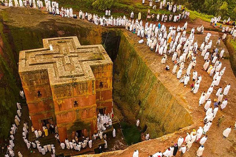 Addis Abeba: 2-tägige Lalibela Churches Tour mit Flügen