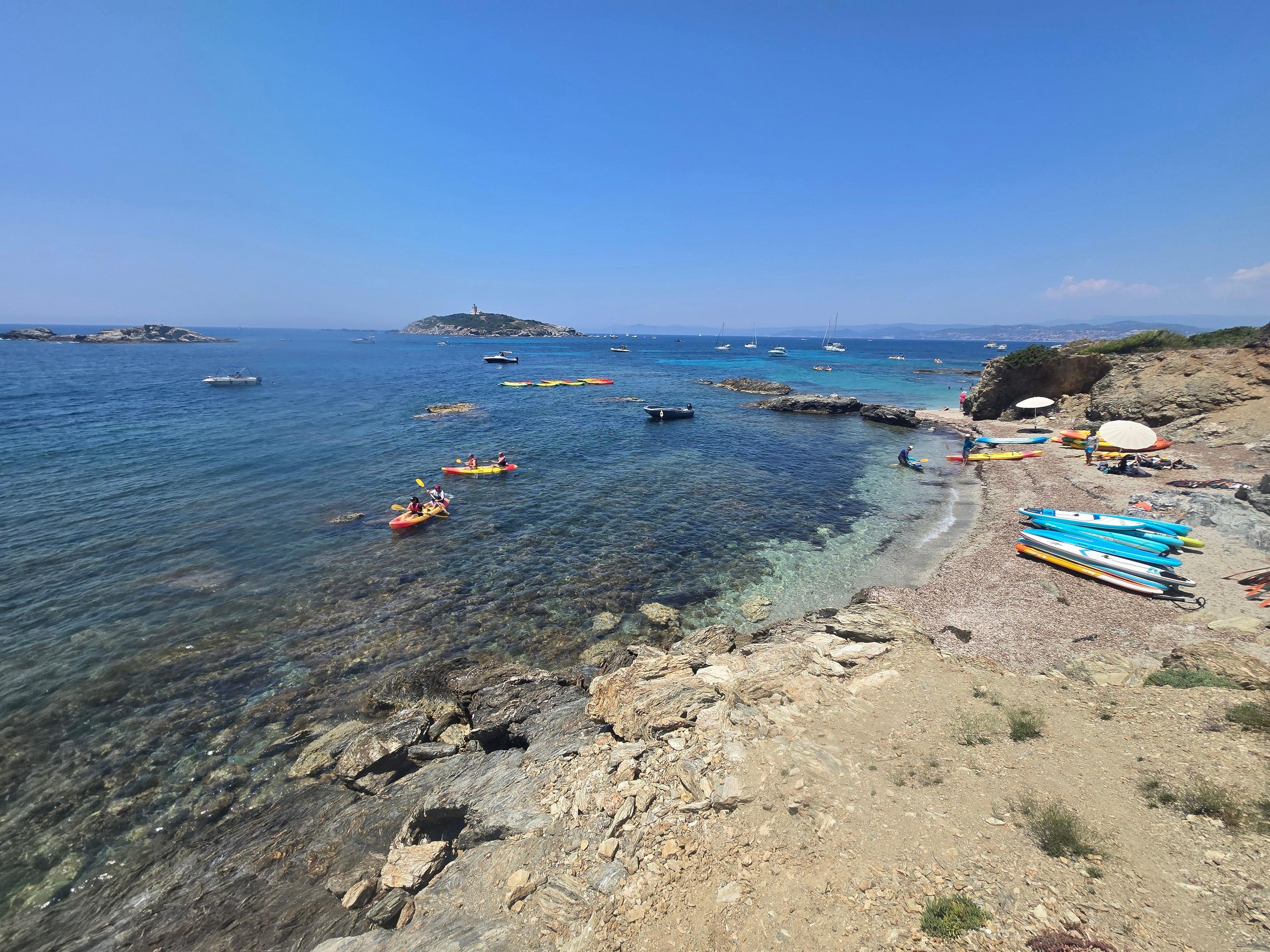 Île des Embiez: Geführte Tour im Seekajak