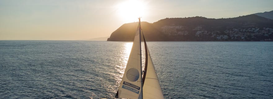 La Herradura-Maro-Nerja : navigation au coucher du soleil
