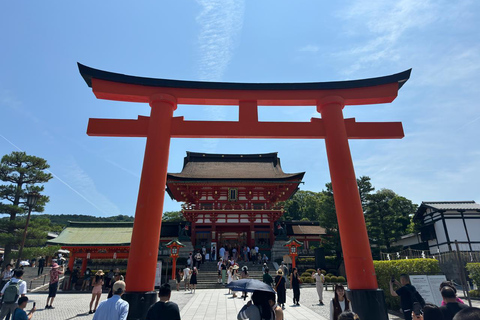 Depuis Osaka/Kyoto : Excursion d&#039;une journée à Kyoto, Nara et Fushimi InariDepuis Osaka/Kyoto : Excursion privée d&#039;une journée à Kyoto et Nara