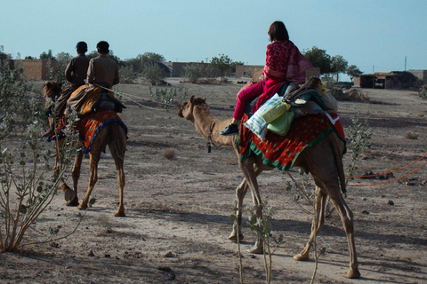 From Jodhpur: 2 Day Jaisalmer tour with Nomadic Camel Safari Tour by Car & Driver with Non Touristic Camel Safari